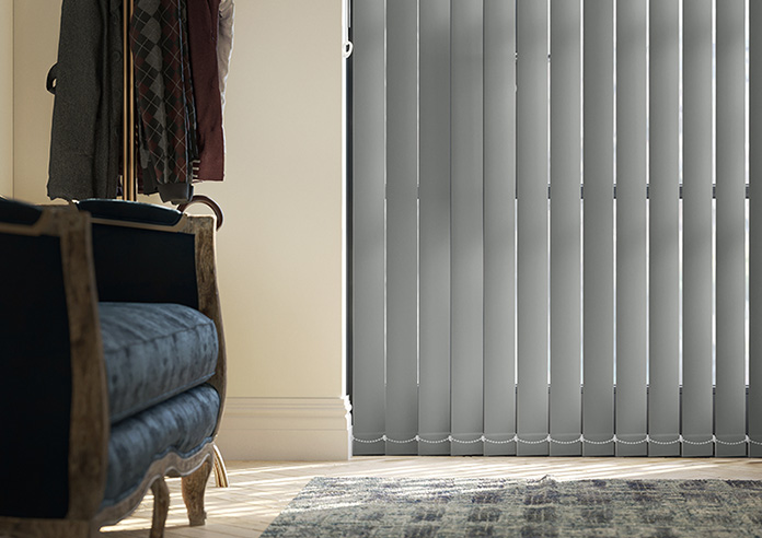 Trinity (FR Blackout), Seal Grey - Vertical Blind - Image 5